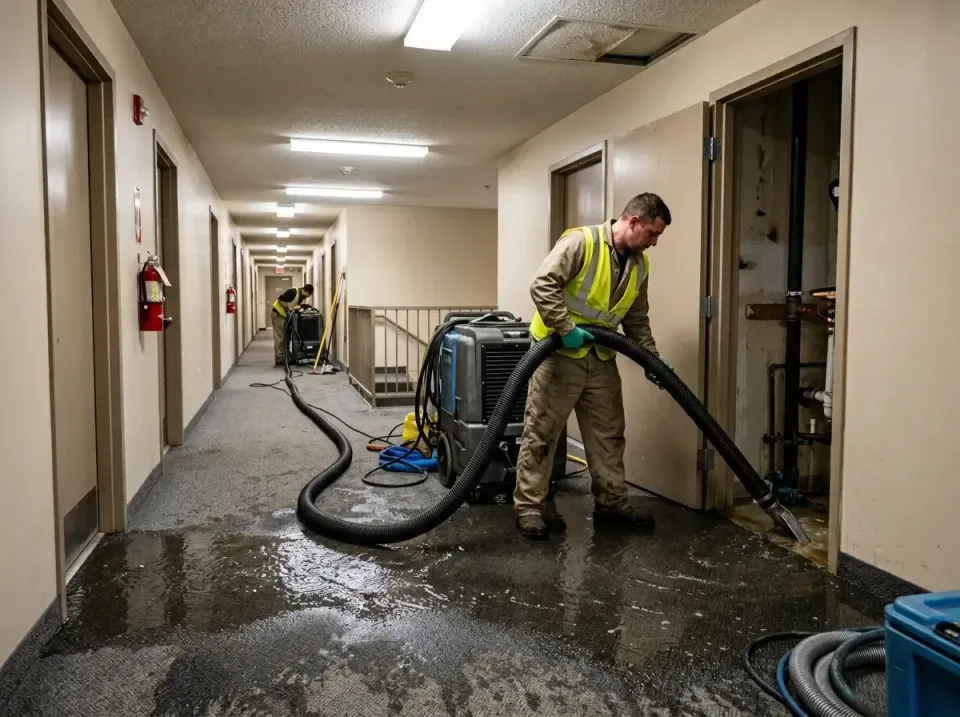 multi-unit-apartment-hallway-f-005 — frequently asked questions, Emergency Burst Pipe Water Extraction & Removal in Glennvil…